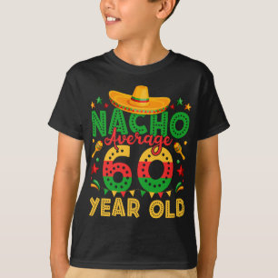 Nacho Gemiddelde 60 jaar oude Cinco de Mayo Jongen T-shirt