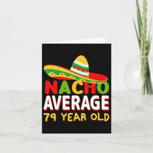 Nacho gemiddelde 79-jarige Cinco De Mayo 79ste ver Kaart