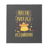 Nacho Gemiddelde accountant Notitieblok (Voorkant)