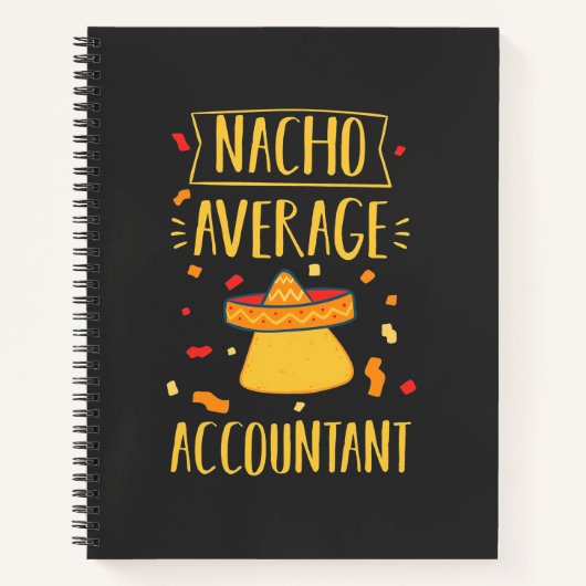 Nacho Gemiddelde accountant Notitieboek (Voorkant)