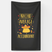 Nacho Gemiddelde accountant Spandoek (Verticaal)