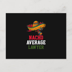 Nacho Gemiddelde advocaat Briefkaart