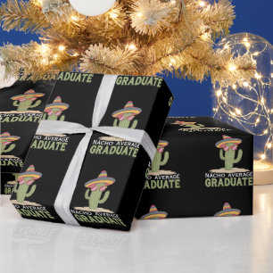 Nacho Gemiddelde Afgestudeerde Cactus Afstudeerfee Cadeaupapier