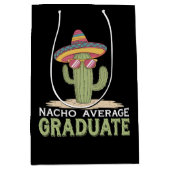 Nacho Gemiddelde Afstuderen Cactus Afstuderen Mexi Medium Cadeauzakje (Voorkant)