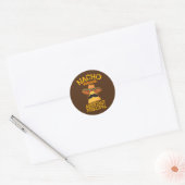 Nacho Gemiddelde assistent Hoofdonderwijzeres Ronde Sticker (Envelop)