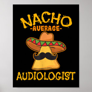 Nacho gemiddelde audioloog Cinco de Mayo Fiesta Poster