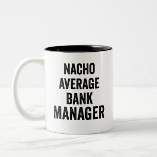 Nacho Gemiddelde bankmanager Tweekleurige Koffiemok