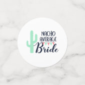 Nacho Gemiddelde Bride 3-Foto Mexico Bachelorette Confetti (Kleine voorkant)