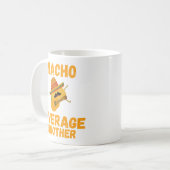 Nacho Gemiddelde Brother Mok, Funny Brother Gift Koffiemok (Voorkant links)