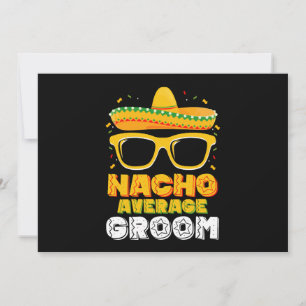 Nacho Gemiddelde bruidegom bruiloft Cinco de Mayo Kaart