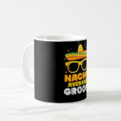 Nacho Gemiddelde bruidegom bruiloft Cinco de Mayo Koffiemok (Voorkant links)