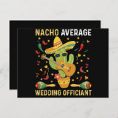 Nacho Gemiddelde Bruiloft Ambtenaar Mexicaanse Par Briefkaart (Voorkant / Achterkant)