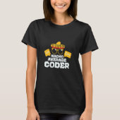 Nacho Gemiddelde Coder Codering Taco Mexicaanse Pr T-shirt (Voorkant)