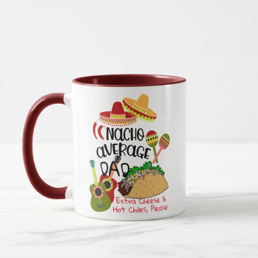 Nacho Gemiddelde DAD Mok - Extra Cheese & Hot Chil (Links)