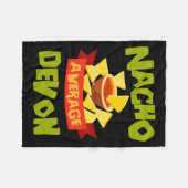 Nacho gemiddelde Devon grappige verjaardag geperso Fleece Deken (Voorkant (Horizontaal))
