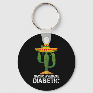 Nacho Gemiddelde Diabetische Diabetische Aandacht  Sleutelhanger