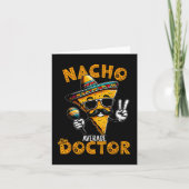 Nacho Gemiddelde Dokter Grappige Dokter Cinco de M Kaart (Voorkant)