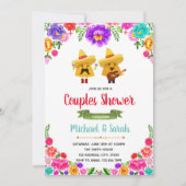 Nacho gemiddelde douche-uitnodiging voor paren kaart (Voorkant)