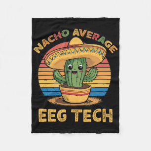 Nacho Gemiddelde EEG Tech Mexicaanse Cinco de Mayo Fleece Deken