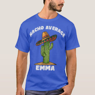 Nacho Gemiddelde EmmaPersonalized Cactus Sombrero  T-shirt
