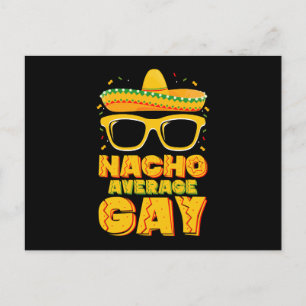 Nacho Gemiddelde Gay Mexicaans LGBTQ Cinco de Mayo Briefkaart