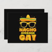 Nacho Gemiddelde Gay Mexicaans LGBTQ Cinco de Mayo Briefkaart (Voorkant / Achterkant)