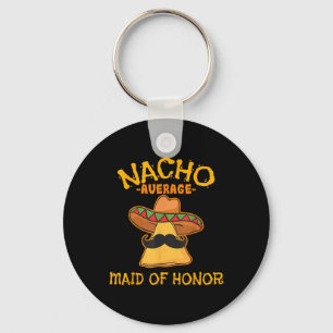Nacho Gemiddelde gemaakt van Honor Mexicaans Cinco Sleutelhanger