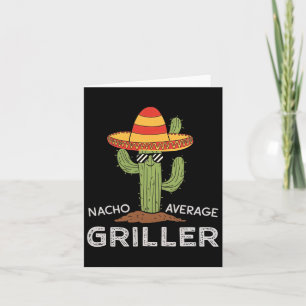 Nacho Gemiddelde Griller Cactus BBQ Humor Grill Co Kaart