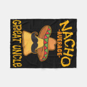 Nacho Gemiddelde Grote Oom Oom Cinco de May Fleece Deken (Voorkant (Horizontaal))