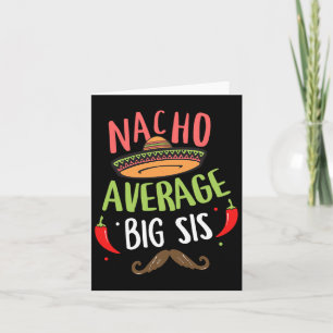 Nacho Gemiddelde Grote Zis Mexicaanse snor Cinco d Kaart