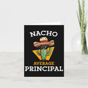 Nacho Gemiddelde Hoofd Grappige Mexicaanse School  Kaart