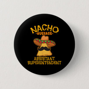 Nacho Gemiddelde Instant Superintendent Cinco de M Ronde Button 5,7 Cm
