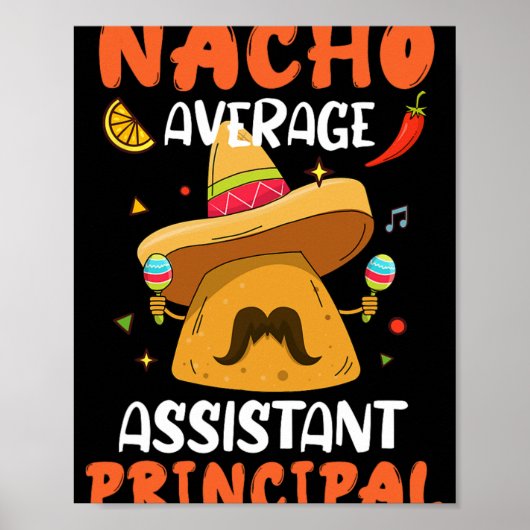 Nacho Gemiddelde Istant Hoofd Mexicaanse Cinco De Poster (Voorkant)