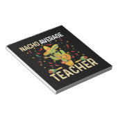 Nacho Gemiddelde leraar Cinco de Mayo Mexican Fies Notitieblok (Schuin)