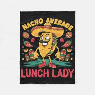 Nacho Gemiddelde Lunch Lady Cinco De Mayo Mexicaan Fleece Deken