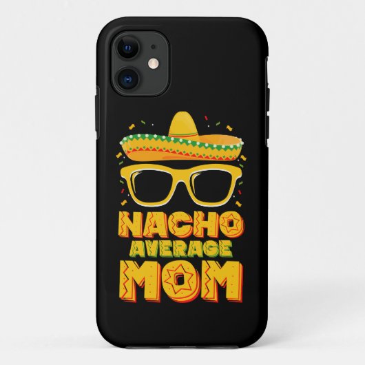 Nacho Gemiddelde Mam Cinco De Mayo Bijpassende Fam Case-Mate iPhone Case (Achterkant)