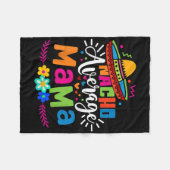 Nacho Gemiddelde Mama Cinco De Mayo Moeder Mexica Fleece Deken (Voorkant (Horizontaal))