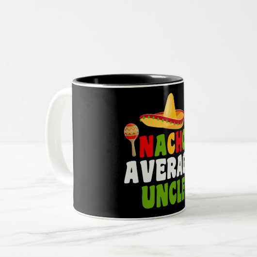 Nacho Gemiddelde Mok van oom Two-Tone koffie (Voorkant links)