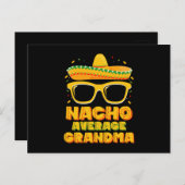 Nacho Gemiddelde Oma Cinco De Mayo Familie Briefkaart (Voorkant / Achterkant)