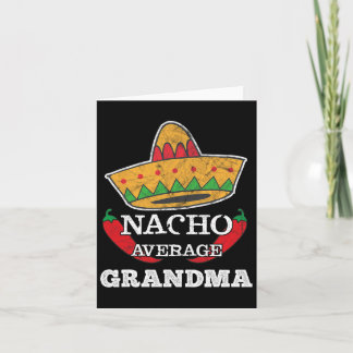 Nacho Gemiddelde Oma Grappig Cinco De Mayo T-shirt Kaart
