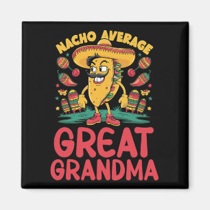 Nacho Gemiddelde Oma Mexicaanse Matching Cinco Magneet