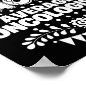 Nacho Gemiddelde Oncoloog Fun Gift Cinco de Mayo Poster (Hoek)