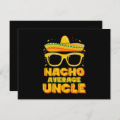 Nacho Gemiddelde Oom Cinco De Mayo Bijpassende Fam Briefkaart (Voorkant / Achterkant)