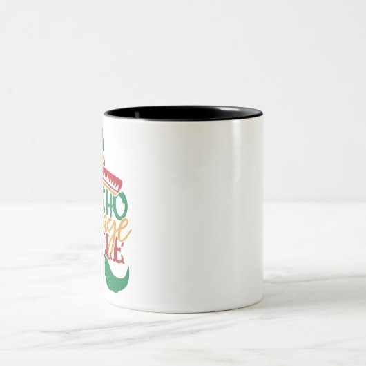 Nacho gemiddelde oom tweekleurige koffiemok (Center)