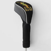 Nacho Gemiddelde Oude Guy Humor Gezegde Oud Man Golfheadcover (Schuin)