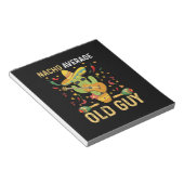 Nacho Gemiddelde Oude Guy Humor Gezegde Oud Man Notitieblok (Schuin)