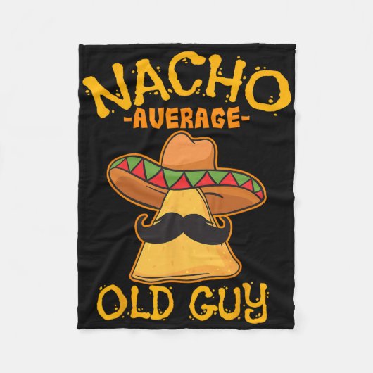 Nacho gemiddelde oude man Mexicaanse grootvader Ci Fleece Deken (Voorkant)