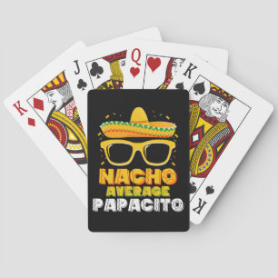 Nacho Gemiddelde Papacito Vader Familie Cinco De M Pokerkaarten