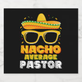 Nacho Gemiddelde Pastor Cinco de Mayo Bier Etiket (Enkel label)
