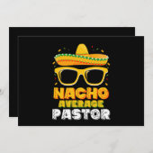 Nacho Gemiddelde Pastor Cinco de Mayo Kaart (Voorkant / Achterkant)